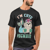 I&x27; m Schattige Pugmaid Essential T-shirt 179 (Voorkant)