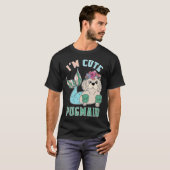 I&x27; m Schattige Pugmaid Essential T-shirt 179 (Voorkant volledig)