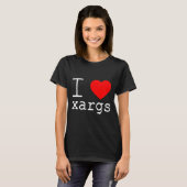 I ❤️ xargs t-shirt (Voorkant volledig)