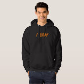 I yam my sweet potato for matching couple thanksgi hoodie (Voorkant volledig)