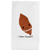 I Yam Sweet Cute kawaii Sweet Potato Klein Cadeauzakje (Voorkant)