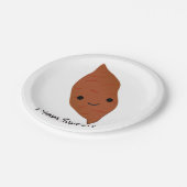 I Yam Sweet Cute kawaii Sweet Potato Papieren Bordje (Gekanteld)