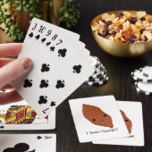 I Yam Sweet Cute kawaii Sweet Potato Pokerkaarten (Insitu)