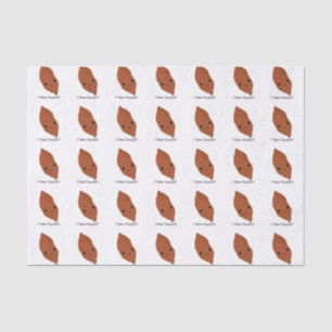 I Yam Sweet Cute kawaii Sweet Potato Tissuepapier