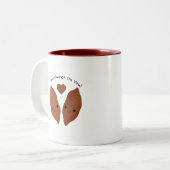 I Yam Sweet Cute Sweet Potato Tweekleurige Koffiemok (Voorkant links)