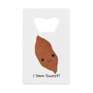 I Yam Sweet Potato Creditkaart Flessenopener