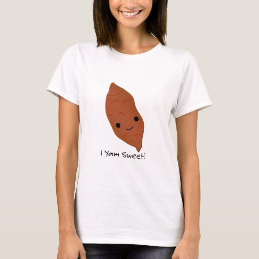 I Yam Sweet Potato T-shirt (Voorkant)