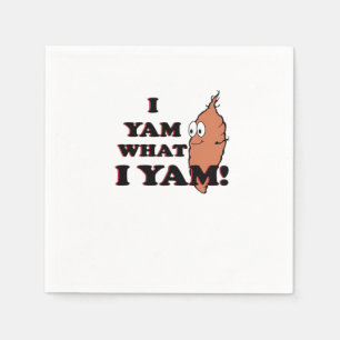 I Yam What I Yam beroemd gemaakt door Classic Funn Servet