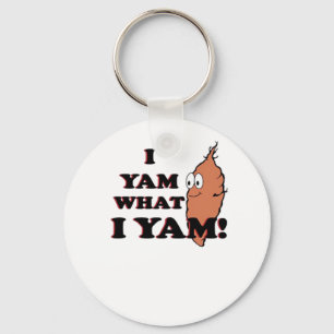 I Yam What I Yam beroemd gemaakt door Classic Funn Sleutelhanger