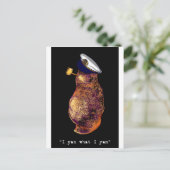 I yam what I yam-black Briefkaart (Staand voorkant)