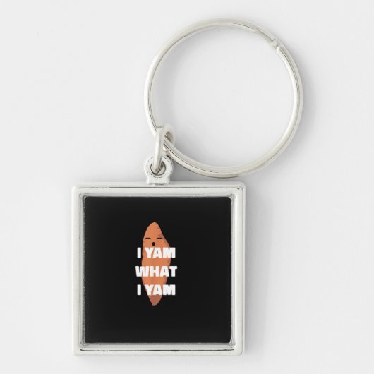 I Yam What I Yam - Dansende zoete aardappel dan Sleutelhanger (Voorkant)