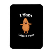 I Yam What I Yam - Dansende zoete aardappel Thanks Magneet (Verticaal)