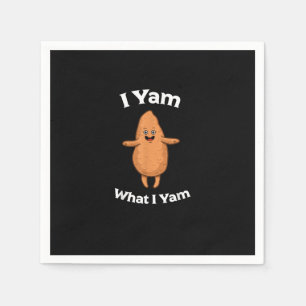 I Yam What I Yam - Dansende zoete aardappel Thanks Servet