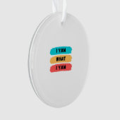 I Yam What I Yam Funny Classic Ornament (voorkant)