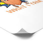 I Yam What I Yam Funny Sweet Potato Thanksgiving S Poster (Hoek)