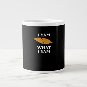 I Yam What I Yam - Grappige aardappel sarcasme woo Grote Koffiekop