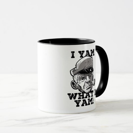 I Yam What I Yam Meme Humor Mood Mok (Voorkant rechts)