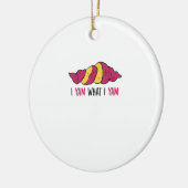 I Yam What I Yam Sweet Potato Keramisch Ornament (Links)