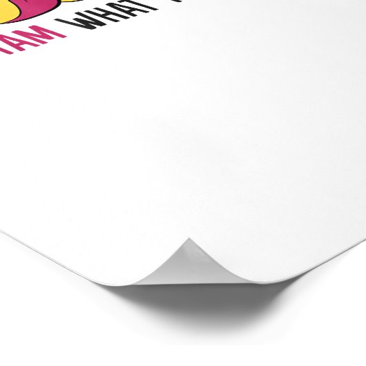 I Yam What I Yam Sweet Potato Poster (Hoek)