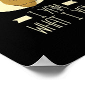 I Yam What I Yam - Zoete aardappel Thanksgiving Poster (Hoek)