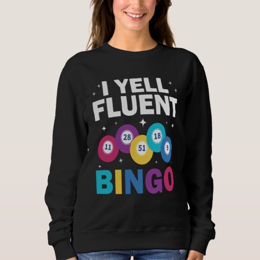 I yell fluent Bingo Player Trui (Voorkant)