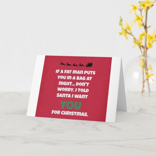 **I ZAL DE MISTLETOE VOOR ONZE CHRISTMAS VERSTREKK KAART (Gele Bloem)