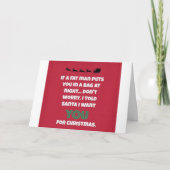 **I ZAL DE MISTLETOE VOOR ONZE CHRISTMAS VERSTREKK KAART (Voorkant)