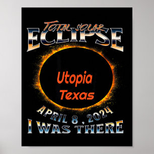 I Zonsverduistering Utopia Texas Daar Poster