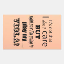 I Zorg voor Viola Rechthoekige Sticker