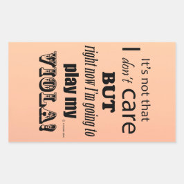 I Zorg voor Viola Rechthoekige Sticker