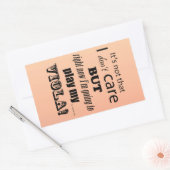 I Zorg voor Viola Rechthoekige Sticker (Envelop)