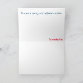 iA Mother's Worth Wenskaart Kaart (Binnen)