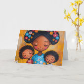 iA Mother's Worth Wenskaart Kaart (Gele Bloem)