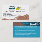 IAAP WV-Visitekaartjes Visitekaartje (Voorkant / Achterkant)