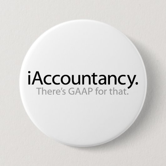 iAccountancy Ronde Button 7,6 Cm (Voorkant)