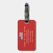 IACE - Bagagelabel VS (Achterkant verticaal)