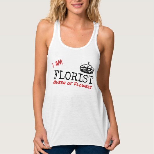 IAF Tanktop "Queen of Flowers" (Voorkant)