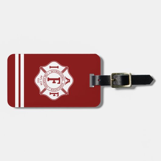 IAFF/brandweerman Maltese Bagagelabel (Voorkant horizontaal)