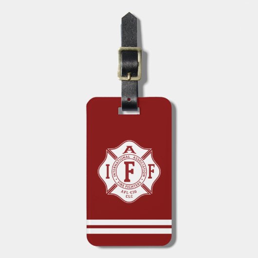 IAFF/brandweerman Maltese Bagagelabel (Voorkant verticaal)