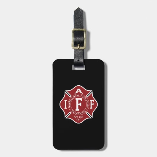 IAFF/brandweerman Maltese Bagagelabel (Voorkant verticaal)