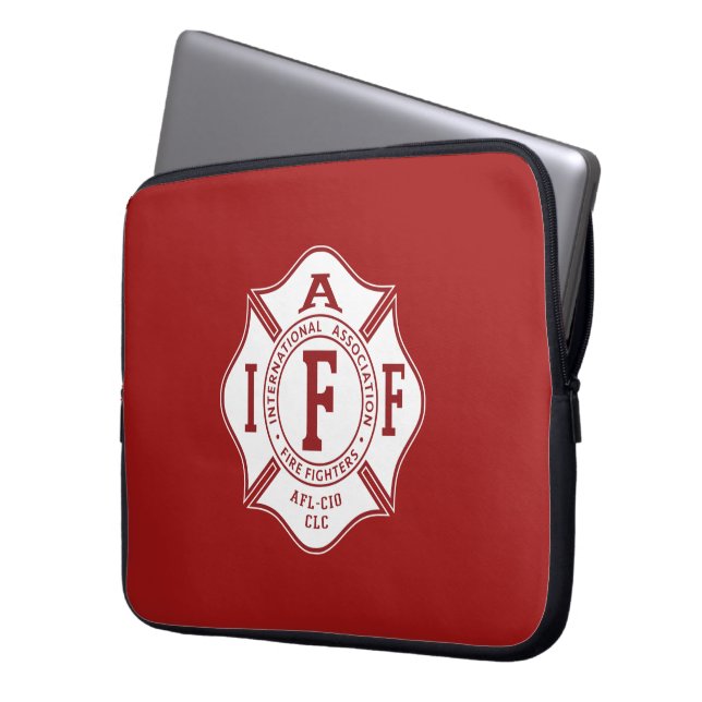 IAFF Maltese Cross-laptop tas (Voorkant Links)
