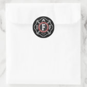 IAFF Maltese ronde Sticker (Tas)