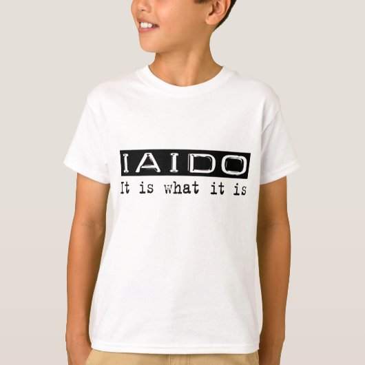 Iaido het is t-shirt (Voorkant)