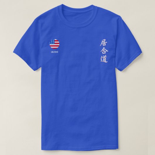 Iaido USA T-shirt (Design voorkant)
