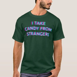 Iake Candy Van Strangersechno EDM Muziek Festival T-shirt