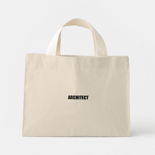 iam architect mini tote bag (Achterkant)