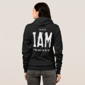 IAM BLACK HOODIE (Achterkant volledig)