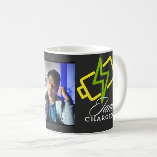 IAM Charged Mok – Electric Vibes Coffee Cup (Voorkant rechts)