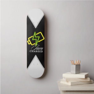IAM Charged - Positieve elektrische vibes Schaats Persoonlijk Skateboard