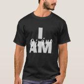 IAM Divine T-Shirt (Unisex) White logo (Voorkant)